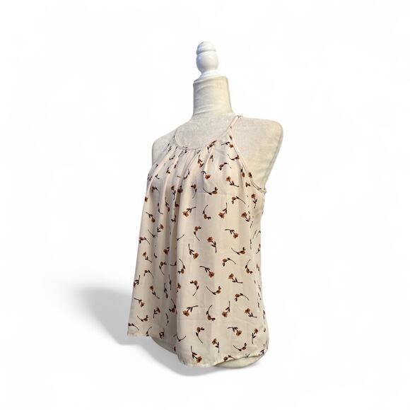Francesca’s Mi Ami Women’s Floral Halter Neck Blouse NWT Medium - Picture 4 of 6
